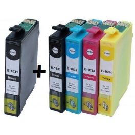 Multipack T1636 Epson 2 Neri e 3 Colori compatibile